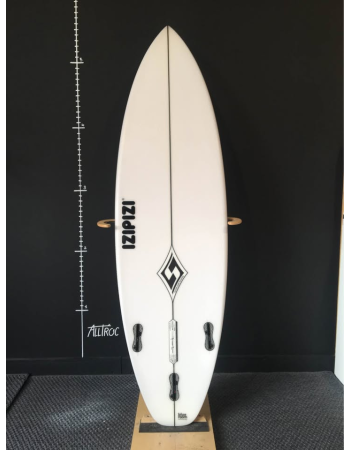 Silver surfboard 5’7"