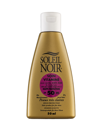 Soin Vitaminé Soleil Noir 50+