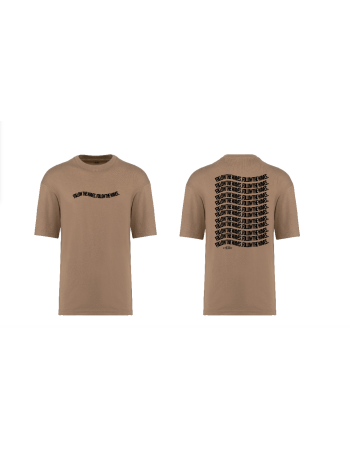 T-shirt FOLLOW THE WAVES Camel