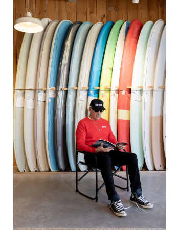 Sweat BORN TO SURF Poppy Red