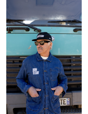 Veste en jean Brodée  BORN...