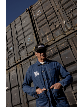 Veste en jean Brodée  BORN...