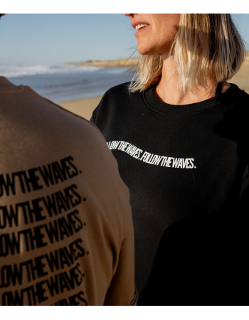 Sweat FOLLOW THE WAVES  Noir