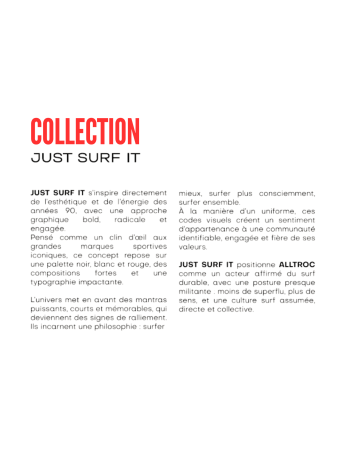 Sweat LE SURF  Blanc