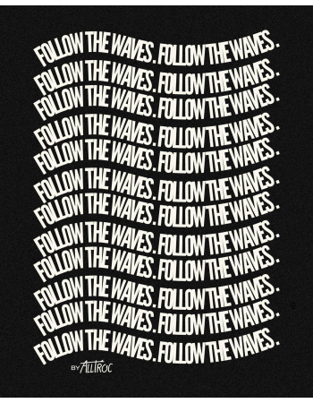 Sweat FOLLOW THE WAVES  Noir