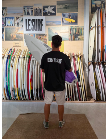 T-shirt BORN TO SURF  Black